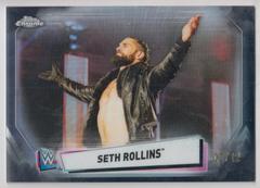Seth Rollins [Black Refractor] #IV-19 Wrestling Cards 2021 Topps Chrome WWE Image Variations Prices