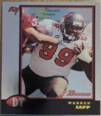 Warren Sapp [Interstate] #67 Football Cards 1998 Bowman Prices