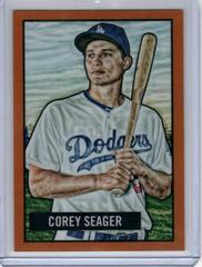 Corey Seager [Orange] #15 Baseball Cards 2017 Bowman 1951 Chrome Prices