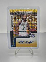 Nate Archibald [Choice Black Gold] #AM-NAB Basketball Cards 2021 Panini Mosaic Autographs Prices