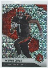 Ja'Marr Chase [No Huddle Silver] Football Cards 2021 Panini Mosaic Rookie Variations Prices