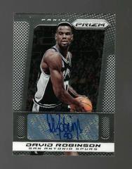 David Robinson Basketball Cards 2013 Panini Prizm Autograph Prices