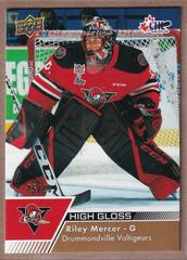 Riley Mercer [High Gloss] Hockey Cards 2022 Upper Deck CHL Prices