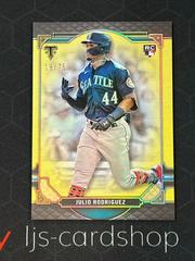 Julio Rodriguez [Citrine] #74 Baseball Cards 2022 Topps Triple Threads Prices