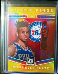 Markelle Fultz [Gold] Basketball Cards 2017 Panini Donruss Optic Rookie Kings Prices