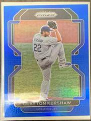 Clayton Kershaw [Blue Prizm] #2 Baseball Cards 2022 Panini Prizm Prices