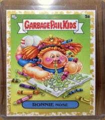 Ronnie Nose [Gold] #5a Garbage Pail Kids Book Worms Prices