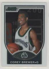 Corey Brewer Basketball Cards 2007 Bowman Chrome Prices