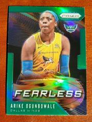 Arike Ogunbowale [Prizm Green] #10 Basketball Cards 2020 Panini Prizm WNBA Fearless Prices
