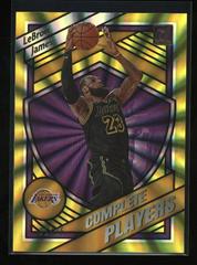 LeBron James [Yellow Laser] #4 Basketball Cards 2020 Donruss Complete Players Prices