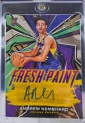 Andrew Nembhard #FP-ANI Basketball Cards 2022 Panini Court Kings Fresh Paint Autographs Prices