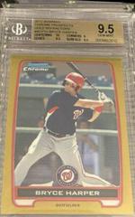 Bryce Harper [Gold Refractor] #BCP10 Baseball Cards 2012 Bowman Chrome Prospects Prices
