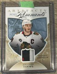 Jonathan Toews [Premium] Hockey Cards 2022 Upper Deck Artifacts NHL Remnants Prices