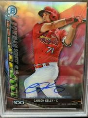 Carson Kelly [Autograph] #BSU-CK Baseball Cards 2017 Bowman Chrome Scouts' Updates Prices