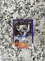 Anderson Espinoza [Purple] Baseball Cards 2023 Topps Chrome Rookie Autographs Prices