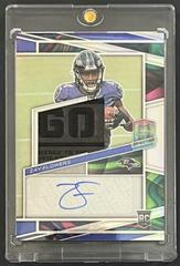 Zay Flowers #1 Football Cards 2023 Panini Spectra Rookie Autograph Neon Marble Prices