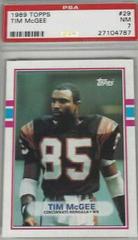 Tim McGee Football Cards 1989 Topps Prices