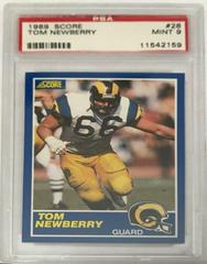 Tom Newberry Football Cards 1989 Panini Score Prices