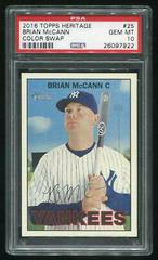 Brian McCann [Color Swap] Baseball Cards 2016 Topps Heritage Prices