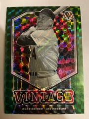 Duke Snyder [Green Mosaic] #V7 Baseball Cards 2021 Panini Mosaic Vintage Prices