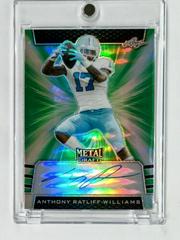 Anthony Ratliff Williams [Green] Football Cards 2019 Leaf Metal Draft Autographs Prices