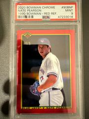Nate Pearson [Red Refractor] #90BNP Baseball Cards 2020 Bowman Chrome 1990 Prices