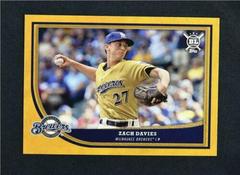 Zach Davies [Gold] #6 Baseball Cards 2018 Topps Big League Prices