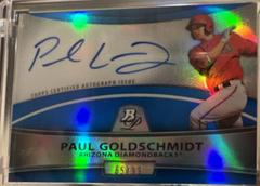 Paul Goldschmidt [Blue Refractor] Baseball Cards 2010 Bowman Platinum Prospect Autograph Prices
