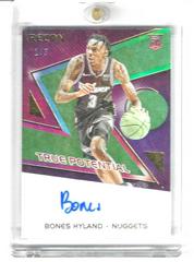 Bones Hyland [Green] Basketball Cards 2021 Panini Recon True Potential Signatures Prices