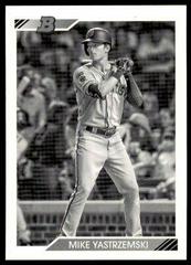 Mike Yastrzemski [Black & White] #92 Baseball Cards 2020 Bowman Heritage Prices