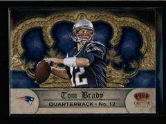 Tom Brady [Blue] Football Cards 2012 Panini Crown Royale Prices
