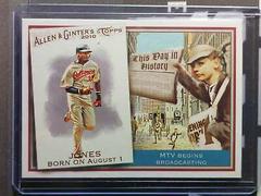 Adam Jones #TDH29 Baseball Cards 2010 Topps Allen & Ginter This Day in History Prices