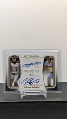Jeff Bagwell, Craig Biggio Baseball Cards 2023 Topps Definitive Dual Autograph Collection Prices