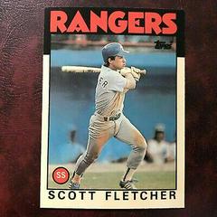 Scott Fletcher #36T Baseball Cards 1986 Topps Traded Tiffany Prices