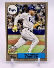 Wander Franco [Gold] #87TB-1 Baseball Cards 2022 Topps 1987 Series 2 Prices