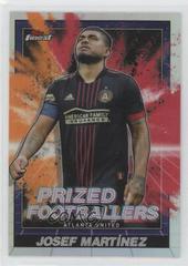 Josef Martinez [Red] Soccer Cards 2022 Finest MLS Prized Footballers Prices
