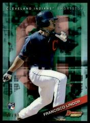 Francisco Lindor [Green Refractor] Baseball Cards 2015 Bowman's Best Prices