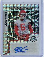 Bryan Cook #RAM-BC Football Cards 2022 Panini Mosaic Rookie Autographs Prices