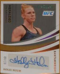 Holly Holm [Gold] Ufc Cards 2021 Panini Immaculate UFC Heralded Signatures Prices