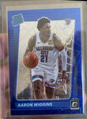 Aaron Wiggins [Blue Velocity] #191 Basketball Cards 2021 Panini Donruss Optic Prices