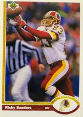 Ricky Sanders Football Cards 1991 Upper Deck Prices