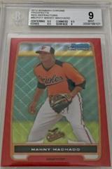 Manny Machado [Red Wave Refractor] #BCP217 Baseball Cards 2012 Bowman Chrome Prospects Prices
