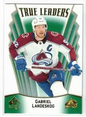Gabriel Landeskog [Green] Hockey Cards 2021 SP Authentic True Leaders Prices