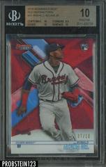 Ronald Acuna Jr. [Red Refractor] #51 Baseball Cards 2018 Bowman's Best Prices