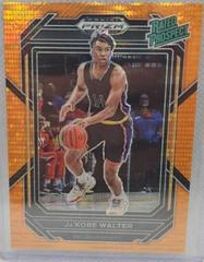 Ja'Kobe Walter [Orange Pulsar] #5 Basketball Cards 2023 Panini Prizm Draft Picks Rated Prospect Prices