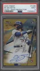 Bo Bichette [Gold Refractor] #FA-BB Baseball Cards 2020 Topps Finest Autographs Prices