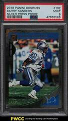 Barry Sanders [Press Proof Silver] #102 Football Cards 2018 Donruss Prices