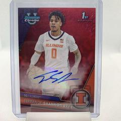 Terrance Shannon Jr. [Red] #BCPA-TS Basketball Cards 2023 Bowman Chrome University Prospects Autographs Prices