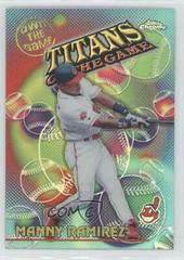 Manny Ramirez #OTG30 Baseball Cards 2000 Topps Chrome Own the Game Prices
