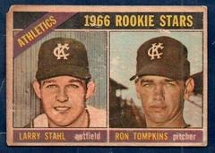 Athletics Rookies [L. Stahl, R. Tompkins] Baseball Cards 1966 Venezuela Topps Prices